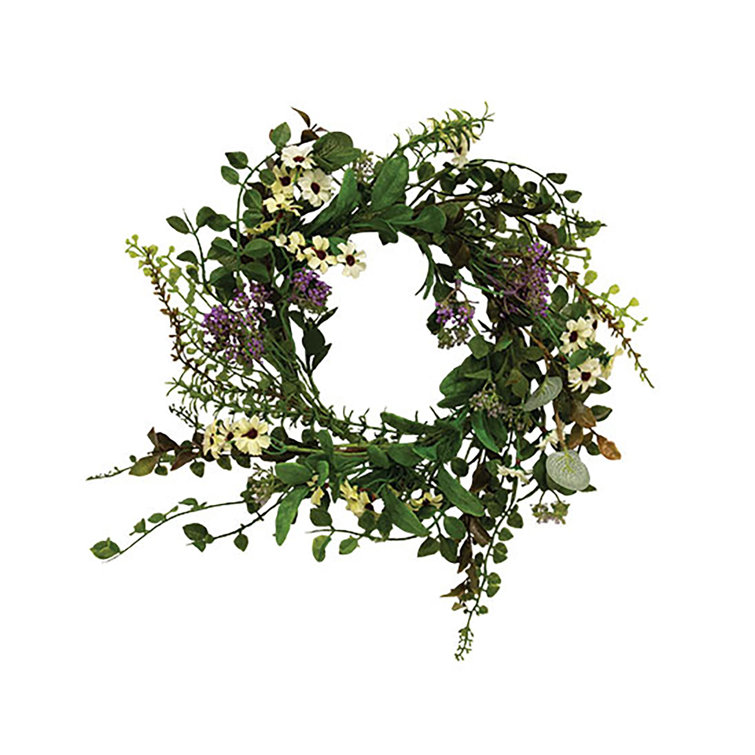 Primrue Faux Juniper 14'' Wreath Wayfair